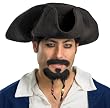 Pirates Hat with Moustache And Goatee