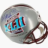 Michael Strahan Autographed Super Bowl XLII Replica Full Size Football Helmet