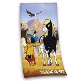 Herding 614517516 Velourstuch Yakari, 75 x 150 cm