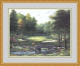 Par Five At The Bridge by Joe Sambataro - Framed Artwork