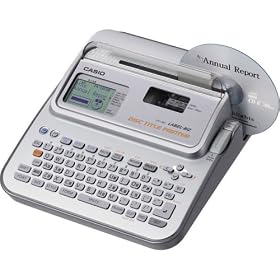 Casio CW-L300 Label-Biz Disc Title Printer with Qwerty Keyboard