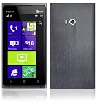 Skinomi TechSkin - Nokia Lumia 900 Screen Protector Ultra Clear Shield + Brushed Steel Full Body Protective Skin + Lifetime Warranty