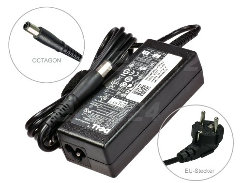 Original 65W Adaptateur chargeur secteur AC Adapter pour ordinateur portable Dell XPS M1330 1330 Dell Inspiron 1318 1545 15 compatible avec Dell PA-21 DA65NS4-00 ADP-64AH NX061 XK850. Avec câble d’alimentation standard européen de e-port24®
