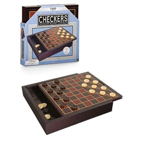 Checkers Premium in Wood Box by Fundex