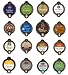 16 Count - Coffee Tea Cocoa Variety Sampler Vue Cup for Keurig Vue Brewers - 16 Differennt Vue Cups 
