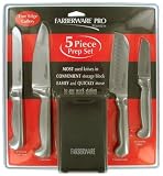Farberware Pro Stainless-Steel 5-Piece Knife Set