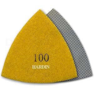 HARDIN MB1R 100 Grit Electroplated Diamond Oscillating Polishing and Sanding Pad