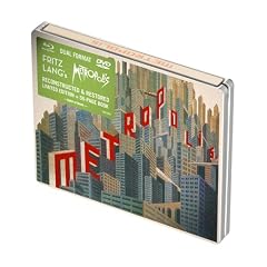 Metropolis [Reconstructed & Restored] (Masters of Cinema) Limited Edition Dual Format Steelbook [Blu-ray & DVD] [1927]