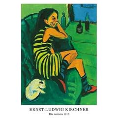 Kunstdruck Poster: Ernst-Ludwig Kirchner "Die Artistin" 50 x 70