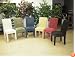 2 New fabric parson dining side chairs - Black