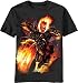 Ghost Rider Fire Freak Black Adult T-Shirt Tee