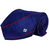 New York Giants Oxford Stripe Woven Silk Necktie