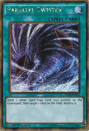 Yu-Gi-Oh! - Parallel Twister (PGL2-EN019) - Premium Gold: Return of the Bling - 1st Edition - Gold Secret Rare