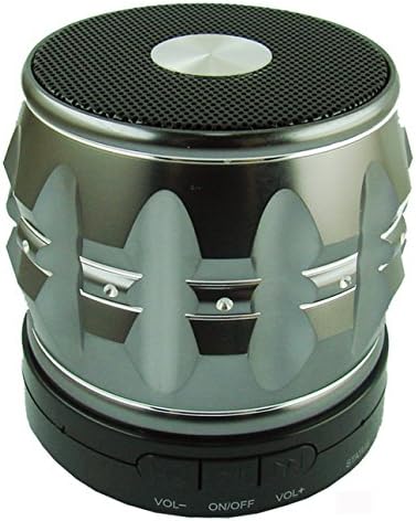 Shrox BTS-SGTM Mini Portable Shrox Bluetooth Speaker, Powerful, Loud and Clear Sounds with Bass (Titanium)