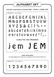 JEM Buchstaben Set Buchstaben 64 tlg