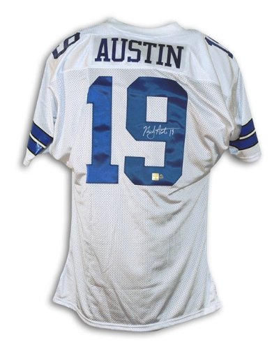 Miles Austin Autographed/Hand Signed Dallas Cowboys White Jersey