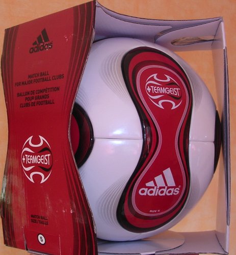 Adidas Fussball Teamgeist rot