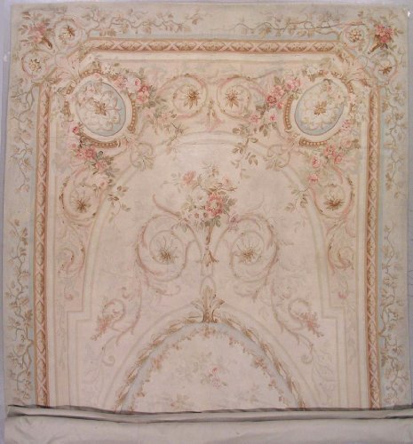 10x29 ANTIQUE 1890S FRENCH AUBUSSON RUG CARPET 