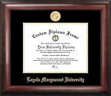 Loyola Marymount University Gold Embossed Diploma Frame