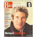 Biography Magazine February 2002 - Richard Gere, Andrea Bocelli, Philip of England, Marg Helgenberger, John Steinbeck book cover