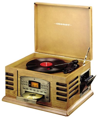 The Entertainer Record Radio and CD player with Tape Recorder