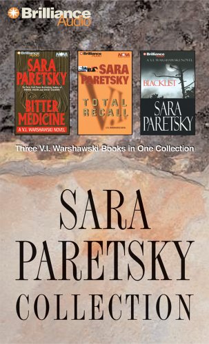 sara paretsky collection bitter medicine total recall and blacklist v i warshawski series