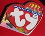 1999 Beanie Babies Official Calendar. Weekly Desk Calendar.