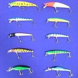 ルアーセット　シーバス　ルアー　セット　10個　【送料無料】　おためし　釣り　ルアー　フィッシング 用　ハードルアー ミノー