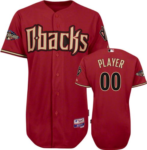 Arizona Diamondbacks Jersey: Any Player Alternate Brick Authentic Cool Baseâ
