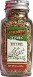 Red Monkey Organic Thyme Leaves, .3-Ounce Net Weight (Pack of 6)