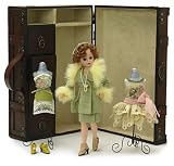 Madame Alexander Dolls Inch1920'S Cissette Trunk Set Inch Which Includes 10  Inch 50Th Anniversary Cissette Doll With Wooden Trunk And Flapper Style Accessories.