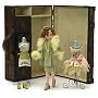Inch1920'S Cissette Trunk Set Inch Which Includes 10  Inch 50Th Anniversary Cissette Doll With Wooden Trunk And Flapper Style Accessories.
