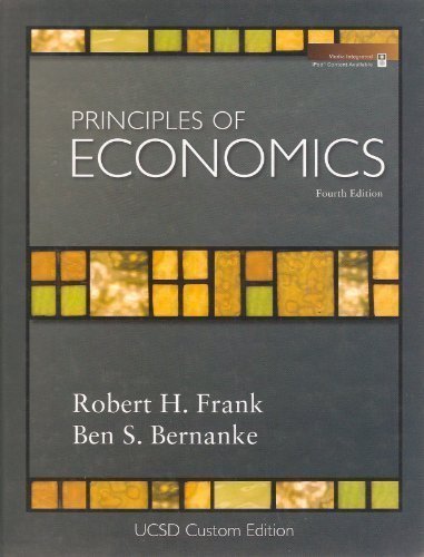 Principles of Economics UCSD Custom Edition