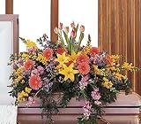 Teleflora's Blooming Glory Casket Spray
