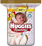Huggies Newborn Ultra-Gentle, Baby Wipes, Fragrance Free, Refill Pack, 216 Count
