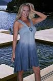 Jeweled Designer Grey Cocktail Dress