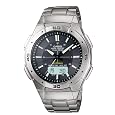 Casio Mens WVA470DJ-1ACF Waveceptor Solar Atomic Ana-Digi Sport Watch