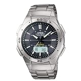 Casio Mens WVA470DJ-1ACF Waveceptor Solar Atom