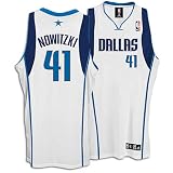 Dirk Nowitzki White adidas NBA Authentic Dallas Mavericks Jersey