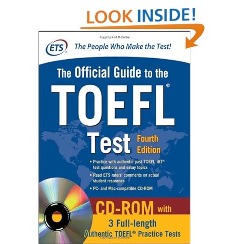 Official Guide to the TOEFL Test With CD-ROM, 4th Edition (Official Guide to the Toefl Ibt)
