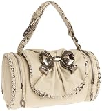Betsey Johnson Croco Bow Barrel