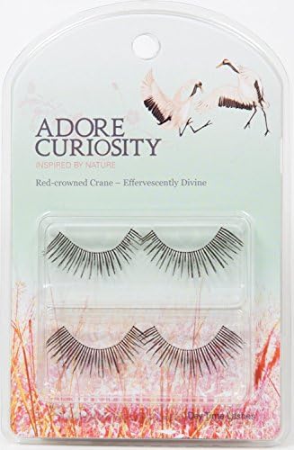 Red-crowned Crane; High quality, Professional, Natural eyelashes, 2 pairs, inspired by nature's beauty