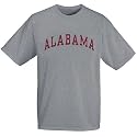 Alabama Crimson Tide Ash Horizontal Arch Logo T-shirt