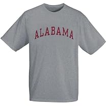 Alabama Crimson Tide Ash Horizontal Arch Logo T-shirt