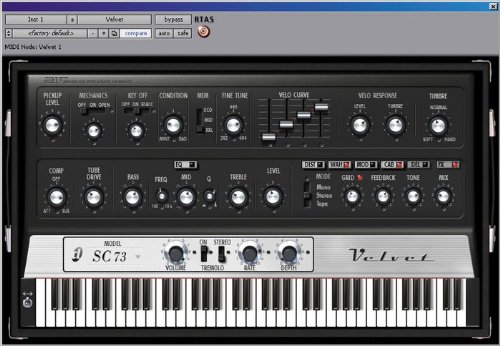 Digidesign Velvet – Virtual Electric Piano