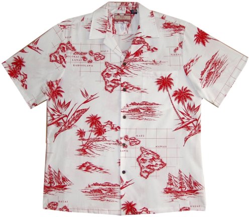 Top Quality Hawaii Islands Map Aloha Hawaiian Shirt