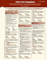 Italian Verb Conjugation Card (Foreign Language Verb Conjugation Cards)