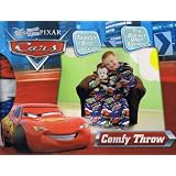Disney Cars Comfy Throw Blanket with Sleeves ~ Toddler Size ~ Lightning Mcqueen