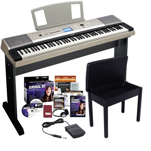 Yamaha YPG-535 Portable Grand Piano BUNDLE w/ Furniture Stand & Bench