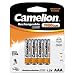 Camelion - 4 piles rechargeables ( accus ) AAA / LR3 NiMH 1100mAh